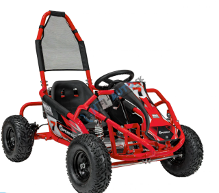 Detská benzínová motokára MUD MONSTER červená