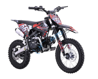 Detská benzínová motorka 110CM IMMORTAL – červená
