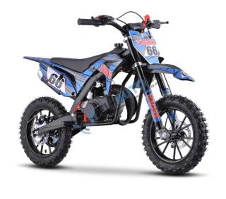 Benzínová motorka 49CC TIGER, modrá farba