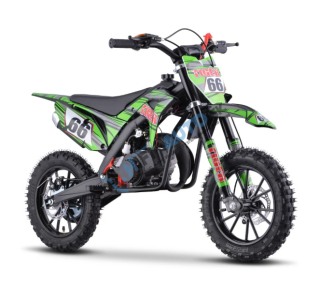 Benzínová motorka 49CC TIGER, zelená farba