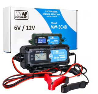 Nabíjačka batérií s LCD displejom 6V a 12V + 2 špeciálne režimy