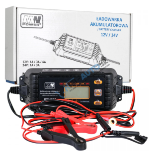 Nabíjačka batérií s LCD displejom 12V a 24V + 2 špeciálne režimy