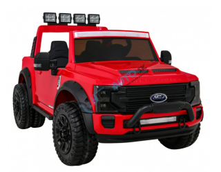 Elektrické autíčko - Ford Super Duty – červené
