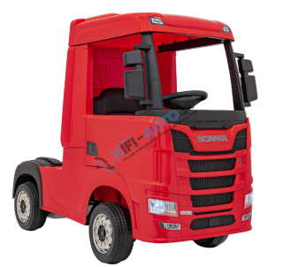 Elektrické autíčko Kamión SCANIA R-Serie – červené