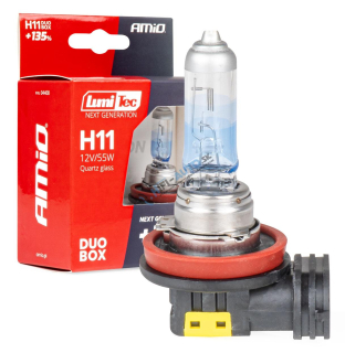 Halogénové žiarovky H11 12V 55W LumiTec NEXT GENERATION +135% DUO