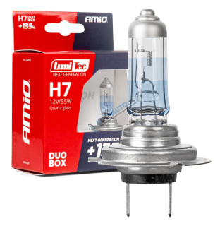 Halogenové žiarovky H7 12V 55W LumiTec NEXT GENERATION +135% DUO