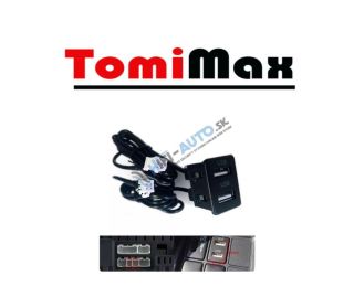 USB predlžovací kábel k autorádiu 2 x USB