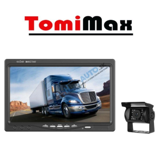 Bezdrôtová cúvacia kamera s 7" monitorom – parkovací systém pre auto, dodávku alebo karavan