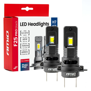 LED prestavbová sada Séria F25 PRO BLACK FULL CANBUS H7 68W