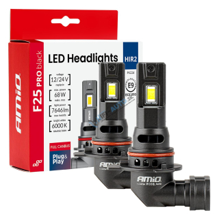 LED prestavbová sada Séria F25 PRO BLACK FULL CANBUS HIR2 68W