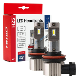 LED prestavbová sada Séria H25 CANBUS H8 H9 H11 H16 12V 31W