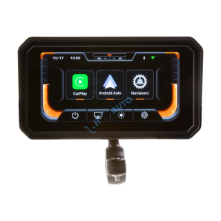 Monitor 6" na motocykel s Apple CarPlay, Android auto, Bluetooth, GPS