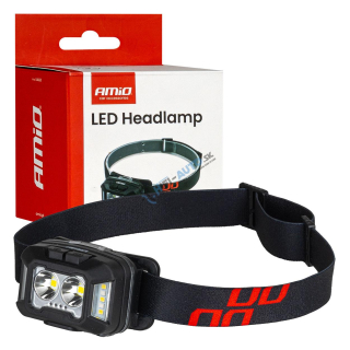 Čelovka LED 2xXPG+10SMD 1800mAh SUPER BRIGHT (BATT)