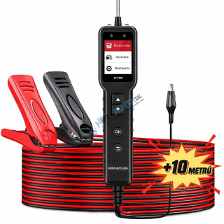 Digitálny multifunkčný tester - skúšačka elektrických obvodov auta 12 / 24V