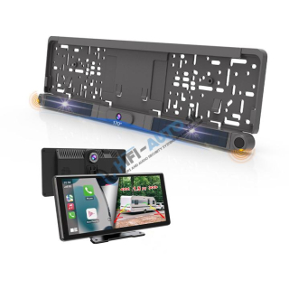 SET bezdrôtový digitálny kamerový systém + 2 senzory v ŠPZ so solárnym napájaním a monitorom 10,36"
