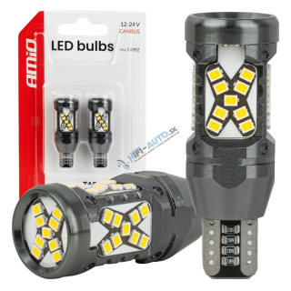 LED žiarovky CANBUS T15 2016 45SMD White 12/24V