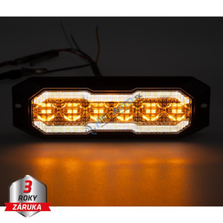PROFI výstražné/pozičné LED svetlo, oranžové + biele, 12-24V, ECE R65