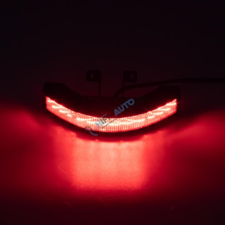 Výstražné LED svetlo vonkajšie, 12-24V, 12x3W, červené, ECE R10