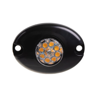 PROFI výstražné LED svetlo vonkajšie oranžové, 12-24V, ECE R65