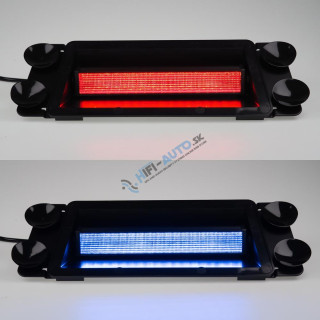 PREDATOR LED vnútorné, 24x LED 1,5 W, 12/24V, červeno-modrý, ECE R65