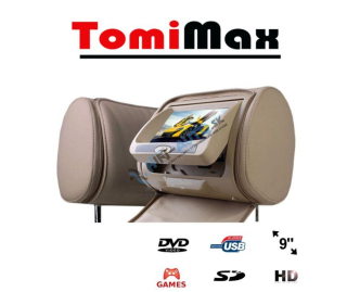 9 palcové hlavové opierky s DVD a hrami - 2 kusy