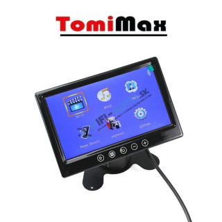 7" LCD monitor s SD/USB/FM modulátorom, 12V