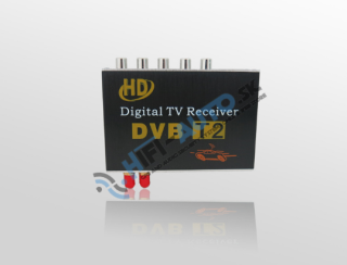 DVB-T2 tuner s USB, HDMI, 3 x video vystup