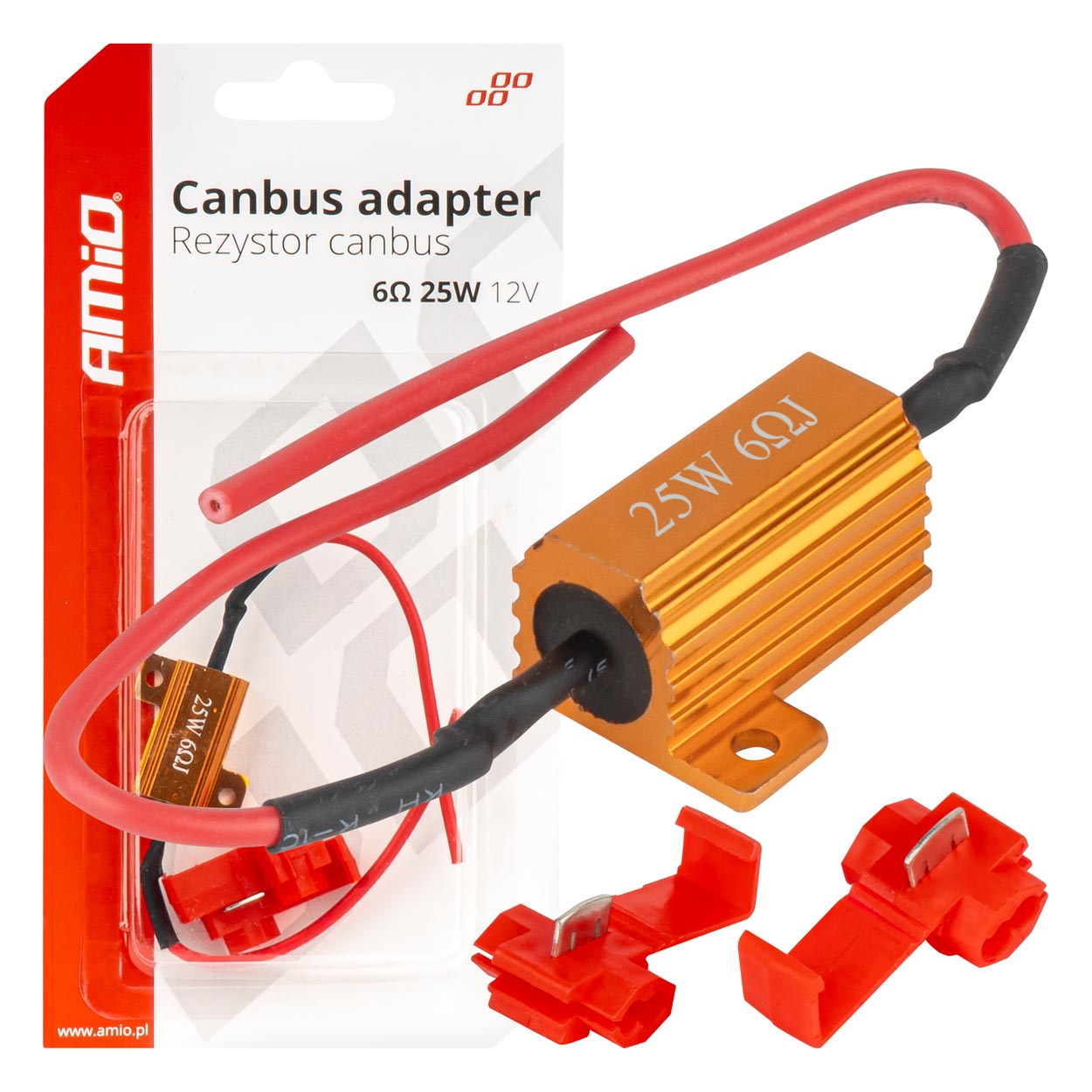 Rezistor pre LED žiarovky CANBUS 6Ω 25W