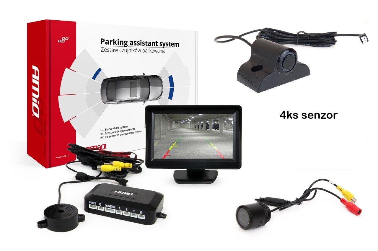 Parkovací asistent AMIO XD-335 S TFT XD-301 NIGHT VISION TRUCK